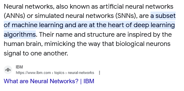 Key (ANNs) Artificial Neural Networks Stats
